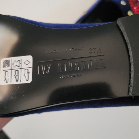 Ivy Kirzhner Embellished Velved sli-on NWOT. - Picture 9 of 9